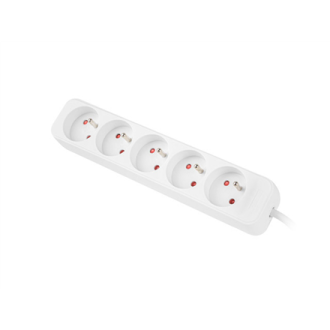 Lanberg Cable Power Strip, 5X French Outlets Quality-Grade Copper, 1.5 m | PS0-05E-0150-W Lanberg Cable Power Strip, 5X French Outlets Quality-Grade Copper, 1.5 m | PS0-05E-0150-W
