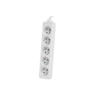 Lanberg Cable Power Strip, 5X French Outlets Quality-Grade Copper, 1.5 m | PS0-05E-0150-W Lanberg Cable Power Strip, 5X French Outlets Quality-Grade Copper, 1.5 m | PS0-05E-0150-W