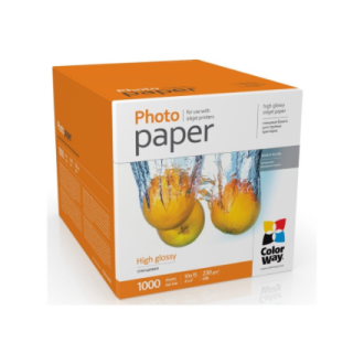 ColorWay Photo Paper, 1000 sheets | High Glossy | 230 g/m | 10x15 ColorWay Photo Paper, 1000 sheets | High Glossy | 230 g/m | 10x15