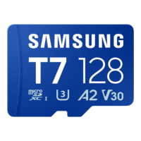 Samsung MicroSD card | T7 | 128 GB | microSDXC | Flash memory class U3, V30, A2 