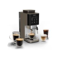 Krups | Coffee Maker | SA403BE0 Crush Experience | Pump pressure 15 bar | Built-in milk frother | Automatic | Black/Silver | 137 