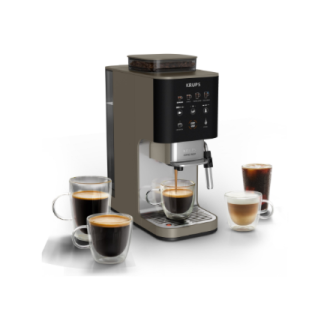 Krups | Coffee Maker | SA403BE0 Crush Experience | Pump pressure 15 bar | Built-in milk frother | Automatic | Black/Silver | 137 Krups | Coffee Maker | SA403BE0 Crush Experience | Pump pressure 15 bar | Built-in milk frother | Automatic | Black/Silver | 137