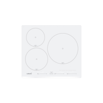 CATA Hob | INSB 6003E2 WH | Induction | Number of burners/cooking zones 3 | Slider touch | White CATA Hob | INSB 6003E2 WH | Induction | Number of burners/cooking zones 3 | Slider touch | White