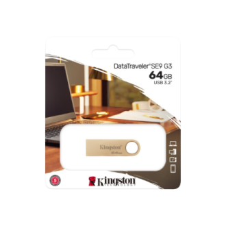 Kingston DataTraveler SE9 G3 | 64 GB | USB Type-A | Gold Kingston DataTraveler SE9 G3 | 64 GB | USB Type-A | Gold
