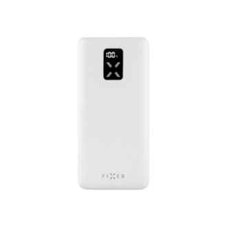Fixed Power bank Zen 20 with LCD display and PD 20W output | FIXZEN-20-WH | 20000 mAh | White Fixed Power bank Zen 20 with LCD display and PD 20W output | FIXZEN-20-WH | 20000 mAh | White