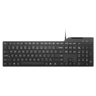 Lenovo USB-A Wired Smartcard Keyboard 5000 | Keyboard | Wired | Estonian | Plunger Type Switch | Black | Brown Box Lenovo USB-A Wired Smartcard Keyboard 5000 | Keyboard | Wired | Estonian | Plunger Type Switch | Black | Brown Box