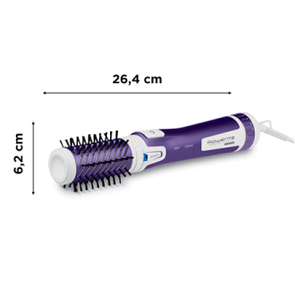 Rowenta | Hair Brush | CF9530 Brush Active Volume&Shine | Ion conditioning | Number of heating levels 2 | 1000 W | Violet