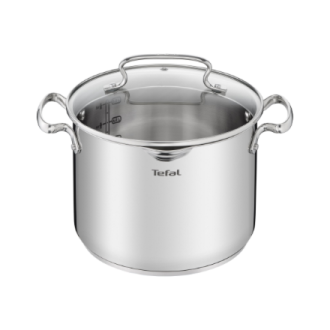 TEFAL | Pot | G7197955 Duetto+ | 6.1 L | Stainless steel | Dishwasher proof | Lid included | Stainless steel
