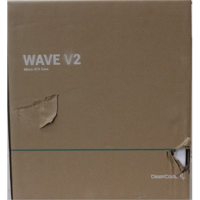 SALE OUT. Deepcool Wave V2 Micro ATX PC case | Deepcool | Wave V2 | Black | Micro ATX | DAMAGED PACKAGING | Power supply include