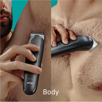 Braun | 17-in-1 Multi-grooming Style Kit | MGK7491 | Cordless | Number of length steps 13 | Grey