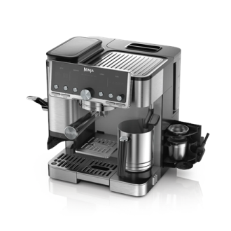 NINJA | Coffee Maker | ES701EU Luxe Caf Pro | Pump pressure 9 bar | Built-in milk frother | Ground | 1650 W | Black/Stainless St NINJA | Coffee Maker | ES701EU Luxe Caf Pro | Pump pressure 9 bar | Built-in milk frother | Ground | 1650 W | Black/Stainless St