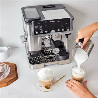 NINJA | Coffee Maker | ES701EU Luxe Caf Pro | Pump pressure 9 bar | Built-in milk frother | Ground | 1650 W | Black/Stainless St NINJA | Coffee Maker | ES701EU Luxe Caf Pro | Pump pressure 9 bar | Built-in milk frother | Ground | 1650 W | Black/Stainless St