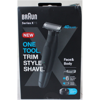 SALE OUT. Braun XT5300 Series XT5 Face&Body Hair trimmer, Black/Silver | Braun Face and Body Hair trimmer | XT5300 Series XT5 | SALE OUT. Braun XT5300 Series XT5 Face&Body Hair trimmer, Black/Silver | Braun Face and Body Hair trimmer | XT5300 Series XT5 |