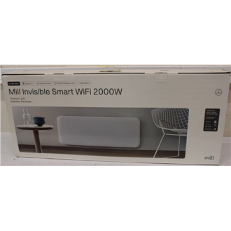 SALE OUT. Mill PA2000WIFI4 Panel Heater with WiFi Gen 4 2000 W Suitable for rooms 24-28 m , White, IPX4 | Mill Invisible Smart W SALE OUT. Mill PA2000WIFI4 Panel Heater with WiFi Gen 4 2000 W Suitable for rooms 24-28 m , White, IPX4 | Mill Invisible Smart W