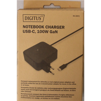 SALE OUT. Digitus Notebook Charger USB-C, 100W GaN / | SALE OUT. Digitus Notebook Charger USB-C, 100W | DA-10072 | DAMAGED PACKA SALE OUT. Digitus Notebook Charger USB-C, 100W GaN / | SALE OUT. Digitus Notebook Charger USB-C, 100W | DA-10072 | DAMAGED PACKA