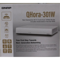 SALE OUT. QNAP QHora-301W WiFi 6 up to 3.5Gbps Speed AX optimized Quad-Core Processor 4x4 MU-MIMO & OFDMA 2* 10GbE (Multi-Gig) W