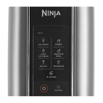 NINJA Ice Cream Maker | NC302EU CREAMi 7-in-1 | Power 800 W | Capacity 0.493 L | Black/Silver NINJA Ice Cream Maker | NC302EU CREAMi 7-in-1 | Power 800 W | Capacity 0.493 L | Black/Silver