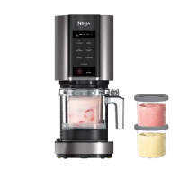 NINJA Ice Cream Maker | NC302EU CREAMi 7-in-1 | Power 800 W | Capacity 0.493 L | Black/Silver NINJA Ice Cream Maker | NC302EU CREAMi 7-in-1 | Power 800 W | Capacity 0.493 L | Black/Silver