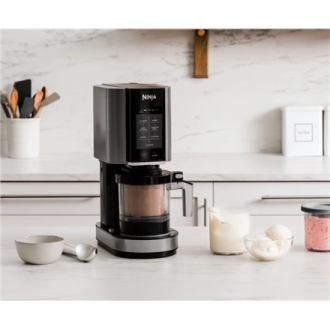 NINJA Ice Cream Maker | NC302EU CREAMi 7-in-1 | Power 800 W | Capacity 0.493 L | Black/Silver NINJA Ice Cream Maker | NC302EU CREAMi 7-in-1 | Power 800 W | Capacity 0.493 L | Black/Silver