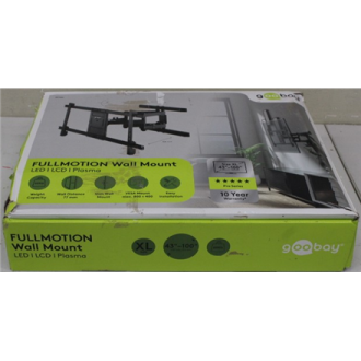 SALE OUT. Goobay TV wall mount Pro FULLMOTION (XL), Black | Goobay Wall mount | TV wall mount Pro FULLMOTION, XL | 43-100 SALE OUT. Goobay TV wall mount Pro FULLMOTION (XL), Black | Goobay Wall mount | TV wall mount Pro FULLMOTION, XL | 43-100