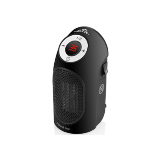 ETA | Heater | ETA162390000 Fogos mini | Fan heater | 400 W | Suitable for rooms up to 8 m | Black | N/A ETA | Heater | ETA162390000 Fogos mini | Fan heater | 400 W | Suitable for rooms up to 8 m | Black | N/A