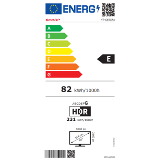 Sharp 65GR8265E | 65 | Smart TV | Google TV | UHD Sharp 65GR8265E | 65 | Smart TV | Google TV | UHD