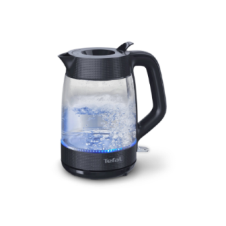 TEFAL Kettle | KO2G08E0 | 2000 W | Electric | 1.7 L | Heat-resistant glass | 360 rotational base | Black/Transparent TEFAL Kettle | KO2G08E0 | 2000 W | Electric | 1.7 L | Heat-resistant glass | 360 rotational base | Black/Transparent