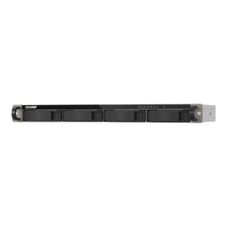 QNAP 4-bay ARM quad-core NAS 10GbE SFP+ and 2.5GbE connectivity | TS-432XEU-4G | Cortex-A57 | 16 GB | Black QNAP 4-bay ARM quad-core NAS 10GbE SFP+ and 2.5GbE connectivity | TS-432XEU-4G | Cortex-A57 | 16 GB | Black
