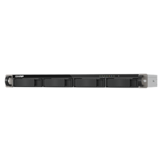QNAP 4-bay ARM quad-core NAS 10GbE SFP+ and 2.5GbE connectivity | TS-432XEU-4G | Cortex-A57 | 16 GB | Black QNAP 4-bay ARM quad-core NAS 10GbE SFP+ and 2.5GbE connectivity | TS-432XEU-4G | Cortex-A57 | 16 GB | Black