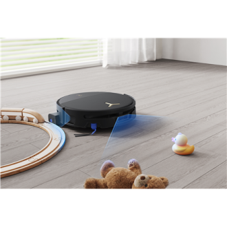Ecovacs DEEBOT T90S PRO OMNI Vacuum Cleaner,Robot,Wet&Dry,40000Pa,TruEdge 3.0,ZeroTangle 4.0,OZMO Roller 3.0,Black+OMNI Auto-Emp
