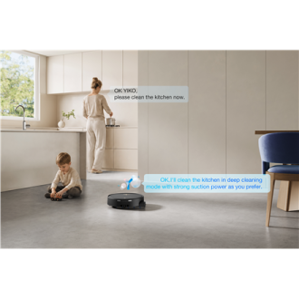 Ecovacs DEEBOT T90S PRO OMNI Vacuum Cleaner,Robot,Wet&Dry,40000Pa,TruEdge 3.0,ZeroTangle 4.0,OZMO Roller 3.0,Black+OMNI Auto-Emp