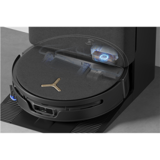 Ecovacs DEEBOT T90S PRO OMNI Vacuum Cleaner,Robot,Wet&Dry,40000Pa,TruEdge 3.0,ZeroTangle 4.0,OZMO Roller 3.0,Black+OMNI Auto-Emp