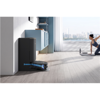Ecovacs DEEBOT T90S PRO OMNI Vacuum Cleaner,Robot,Wet&Dry,40000Pa,TruEdge 3.0,ZeroTangle 4.0,OZMO Roller 3.0,Black+OMNI Auto-Emp