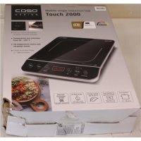 SALE OUT. Caso Touch 2000 Hob, Induction, Width 29 cm, 1 cooking zone, Touch control, Black | Caso | Hob | Touch 2000 | Inductio SALE OUT. Caso Touch 2000 Hob, Induction, Width 29 cm, 1 cooking zone, Touch control, Black | Caso | Hob | Touch 2000 | Inductio
