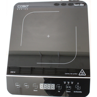 SALE OUT. Caso Touch 2000 Hob, Induction, Width 29 cm, 1 cooking zone, Touch control, Black | Caso | Hob | Touch 2000 | Inductio