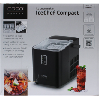SALE OUT. | Caso | Ice Cube Machine | IceChef Compact | Power 120 W | Black | DAMAGED PACKAGING SALE OUT. | Caso | Ice Cube Machine | IceChef Compact | Power 120 W | Black | DAMAGED PACKAGING