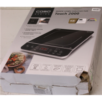 SALE OUT. Caso Touch 2000 Hob, Induction, Width 29 cm, 1 cooking zone, Touch control, Black | Caso Hob | Touch 2000 | Number of  