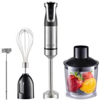 Adler | AD 4627 | Hand Blender Set | 1800 W | Number of speeds 20 | Turbo mode | Chopper | Stainless Steel/Black Adler | AD 4627 | Hand Blender Set | 1800 W | Number of speeds 20 | Turbo mode | Chopper | Stainless Steel/Black
