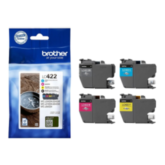 Brother LC422VAL | Ink Cartridge | Black, Cyan, Magenta, Yellow Brother LC422VAL | Ink Cartridge | Black, Cyan, Magenta, Yellow