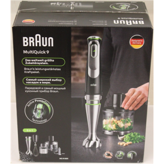 SALE OUT. Braun | Hand Blender | MQ9138XI MultiQuick 9 | Hand Blender | 1200 W | Ice crushing | Black/Stainless Steel | DAMAGED SALE OUT. Braun | Hand Blender | MQ9138XI MultiQuick 9 | Hand Blender | 1200 W | Ice crushing | Black/Stainless Steel | DAMAGED