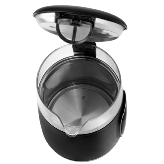 Adler Kettle with LED Display | AD 1305 | Electric | 2200 W | 1.7 L | Plastic | 360 rotational base | Black/Silver Adler Kettle with LED Display | AD 1305 | Electric | 2200 W | 1.7 L | Plastic | 360 rotational base | Black/Silver