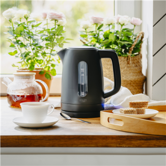 Adler Kettle | AD 1379b | Electric | 2200 W | 1.7 L | Polypropylene | 360 rotational base | Black