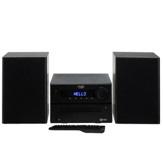 Adler | Mini Hi-Fi Stereo System | AD 1917 | Speakers | USB connectivity | Bluetooth | FM Adler | Mini Hi-Fi Stereo System | AD 1917 | Speakers | USB connectivity | Bluetooth | FM