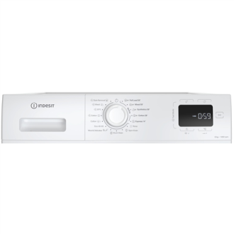 INDESIT | Washing Machine | IM 864 MY TIME EE | Energy efficiency class A | Front loading | Washing capacity 8 kg | 1400 RPM | D INDESIT | Washing Machine | IM 864 MY TIME EE | Energy efficiency class A | Front loading | Washing capacity 8 kg | 1400 RPM | D