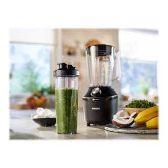 Philips Blender | HR2291/01 3000 Series | Tabletop | 600 W | Jar material Glass | Jar capacity 2 L | Ice crushing | Black Philips Blender | HR2291/01 3000 Series | Tabletop | 600 W | Jar material Glass | Jar capacity 2 L | Ice crushing | Black