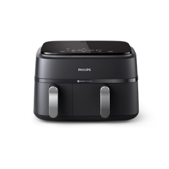Philips Dual Basket Airfryer | NA351/00 3000 Series | Power 2750 W | Capacity 9 L | Rapid Air technology | Black Philips Dual Basket Airfryer | NA351/00 3000 Series | Power 2750 W | Capacity 9 L | Rapid Air technology | Black
