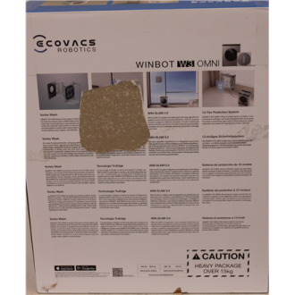 SALE OUT. Ecovacs Window Cleaning Robot | WINBOT W3 OMNI | Corded/Cordless | 8000 Pa | White/Silver | DAMAGED PACKAGING SALE OUT. Ecovacs Window Cleaning Robot | WINBOT W3 OMNI | Corded/Cordless | 8000 Pa | White/Silver | DAMAGED PACKAGING