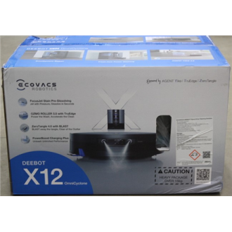SALE OUT. Ecovacs DEEBOT X12 OmniCyclone Vacuum cleaner, Robot, Wet&Dry, TruEdge 3.0, AIVI 3D 3.0, Gray | Ecovacs Robot Vacuum C SALE OUT. Ecovacs DEEBOT X12 OmniCyclone Vacuum cleaner, Robot, Wet&Dry, TruEdge 3.0, AIVI 3D 3.0, Gray | Ecovacs Robot Vacuum C