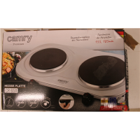 SALE OUT. Camry | CR 6511 | Number of burners/cooking zones 2 | Rotary knobs | Electric | Stainless steel | DAMAGED PACKAGING