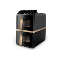Philips Dual Basket Airfryer | NA462/70 4000 Series | Power 2750 W | Capacity 10 L | Rapid Air technology | Black Philips Dual Basket Airfryer | NA462/70 4000 Series | Power 2750 W | Capacity 10 L | Rapid Air technology | Black